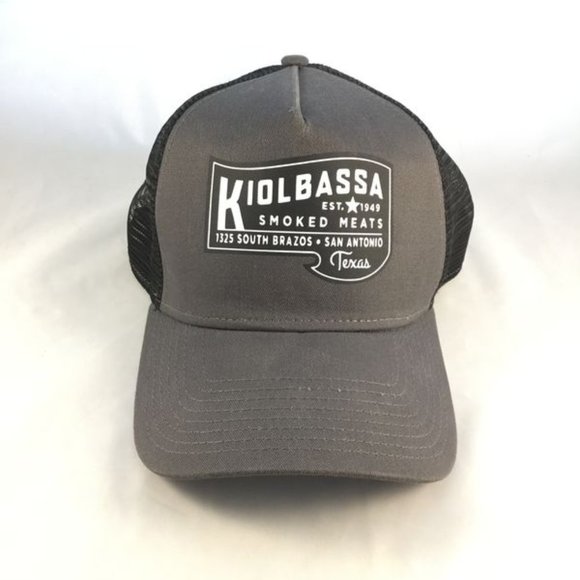 KIOLBASSA MEATS SAN ANTONIO TX TRUCKER SNAPBACK - Picture 1 of 5